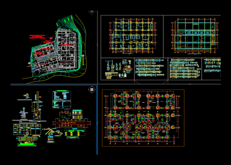 Structures Health Center DWG Detail for AutoCAD