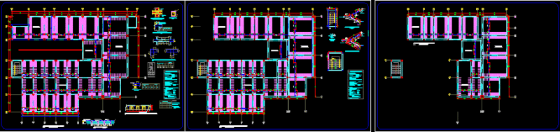 Structures Medical Center DWG Block for AutoCAD