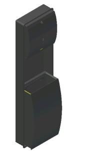 Franke STRX602E Paper Towel Dispenser and Waste Bin 3D Block