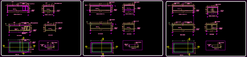 Study Table DWG Plan for AutoCAD