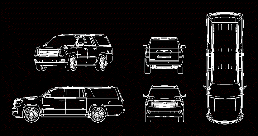 Chevrolet tahoe чертежи