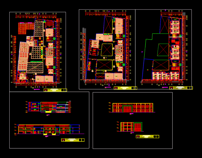 Superior College In Callao; Lima; Peru DWG Section for AutoCAD
