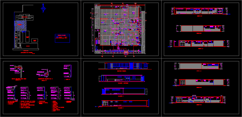 Surgical Center 2D DWG plans For AutoCAD