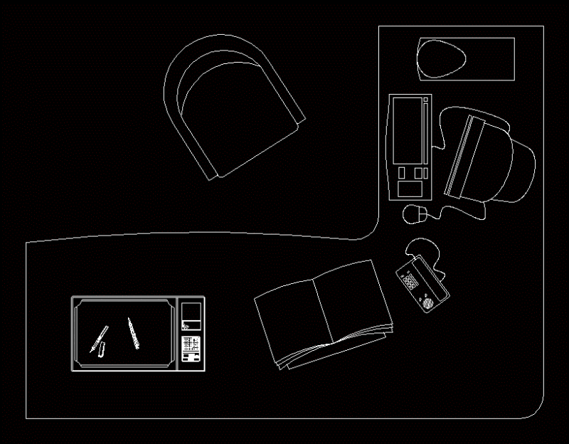 Table DWG Block for AutoCAD