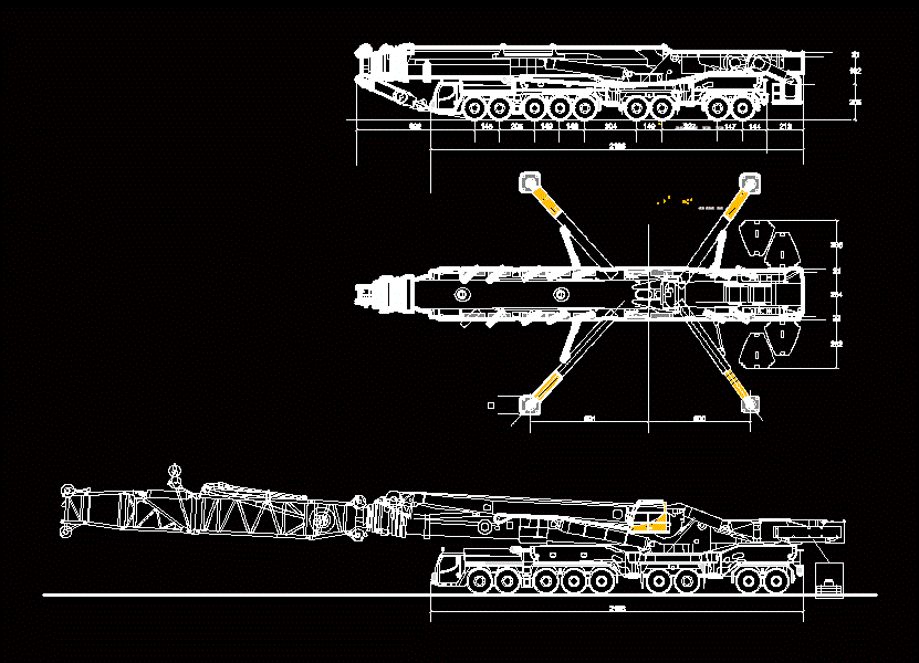 Telescopic Crane DWG Block for AutoCAD • Designs CAD