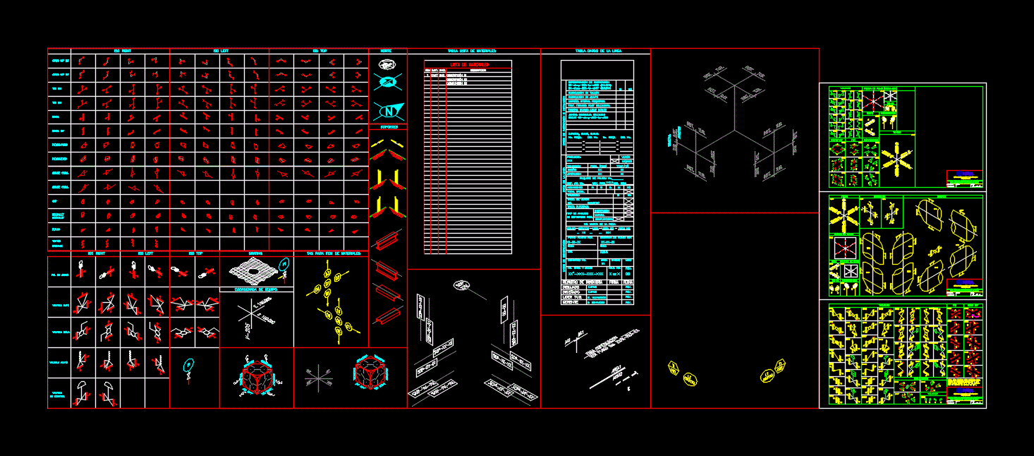 Template For Isometrics DWG Block For AutoCAD Designs CAD