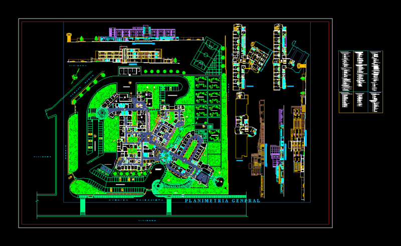 Tertiary Hospital DWG Block for AutoCAD