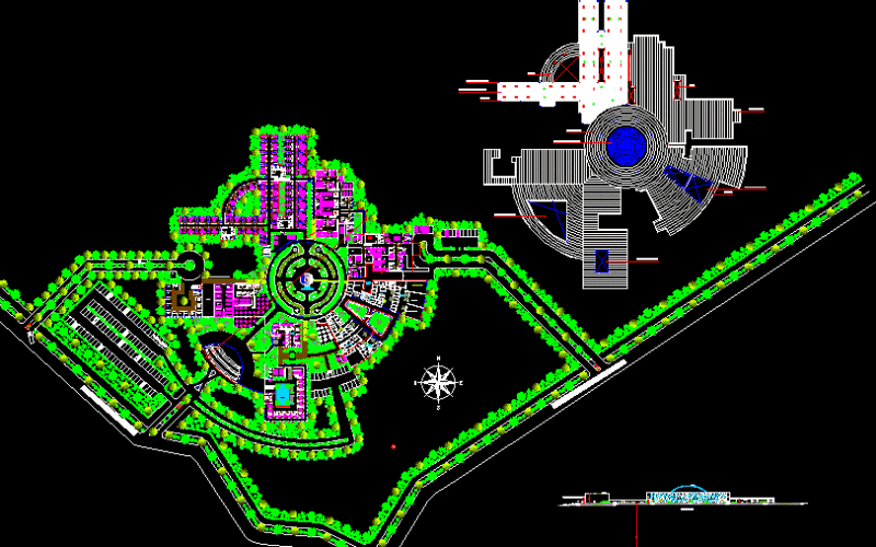 Tertiary Hospital Complexity DWG Block for AutoCAD