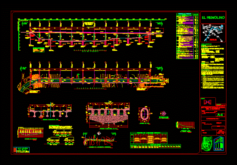 The Whirlpool Bridge – Mexico DWG Detail for AutoCAD