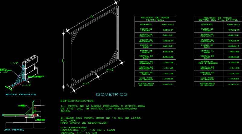 Tool To Define The Hole Of A Prefabricated Window DWG Block for AutoCAD
