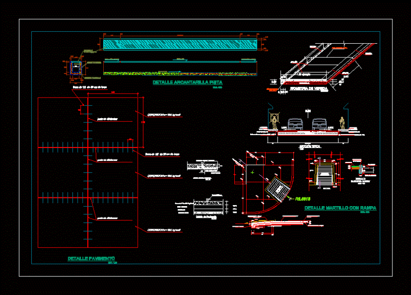 Track And Trails DWG Block for AutoCAD