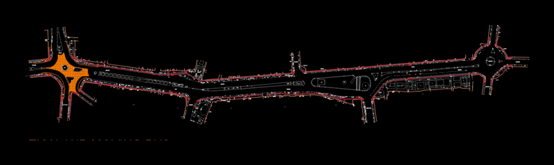 Traffic Calming DWG Block for AutoCAD