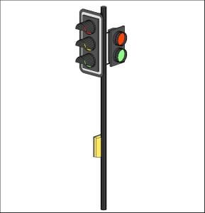 Traffic Light RFA CAD Drawing