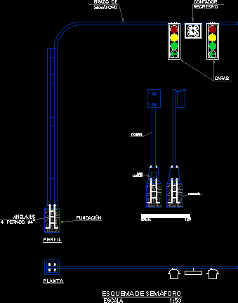 Чертеж светофора dwg
