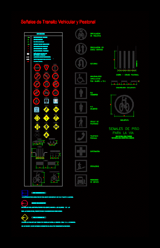 Traffic Signals DWG Block for AutoCAD
