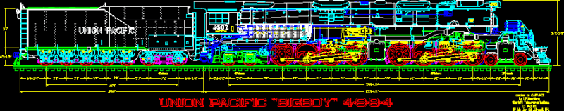 Train – View DWG Block for AutoCAD