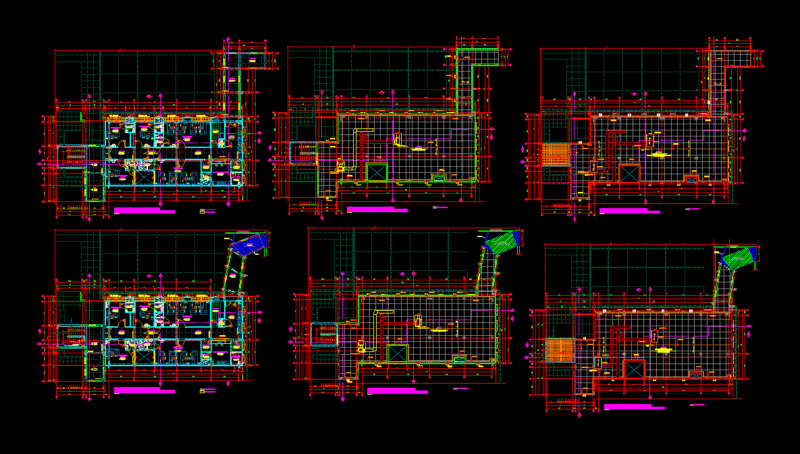 Treatment Pavilion Tbc DWG Block for AutoCAD