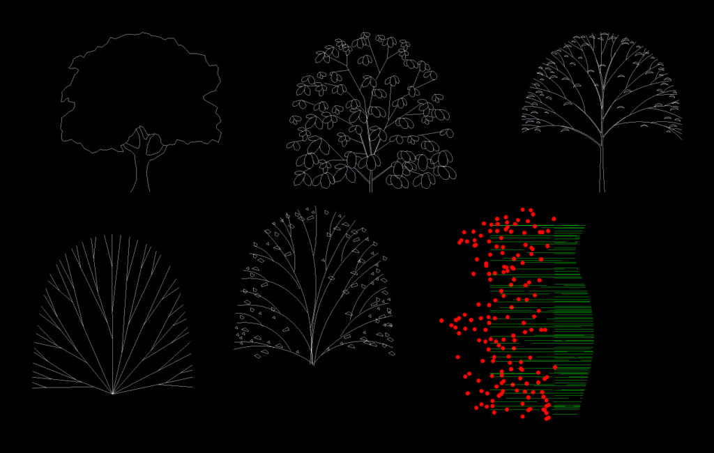 Tree DWG Block for AutoCAD