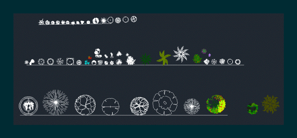 Trees DWG Block for AutoCAD