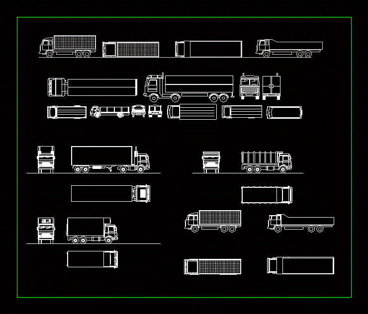 Truck DWG Plan for AutoCAD • Designs CAD