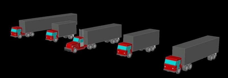 Trucking Industry 3D DWG Model for AutoCAD