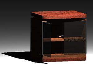 TV Table 3D DWG Model for AutoCAD