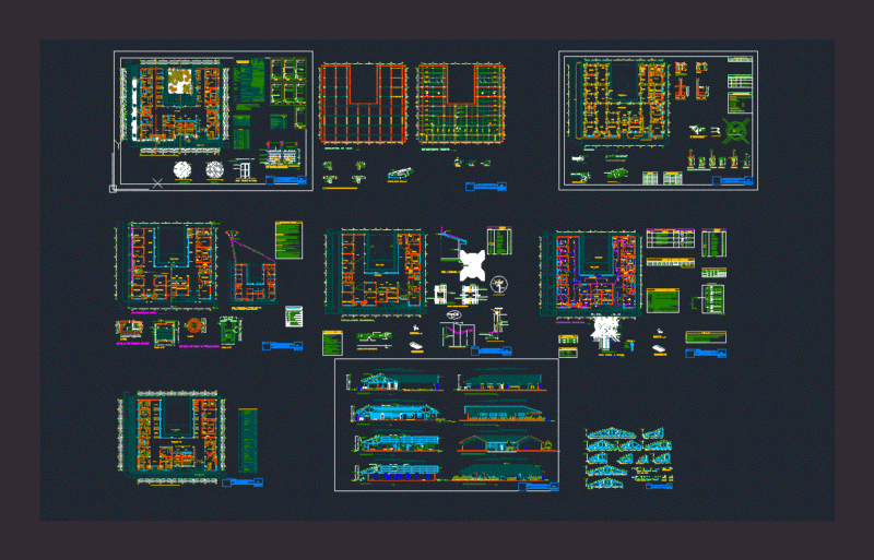 Type Ii Health Center Of Puerto Ocopa DWG Full Project for AutoCAD