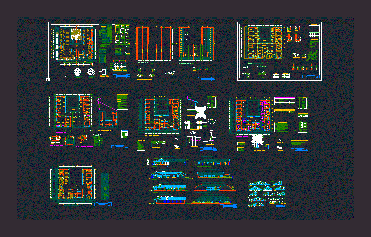 Type Ii Health Center Of Puerto Ocopa DWG Full Project for AutoCAD ...