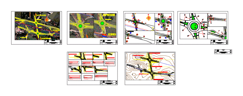 Type Weighs Roundabouts DWG Block for AutoCAD