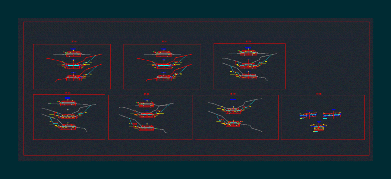 Typical Section Width Via DWG Section for AutoCAD