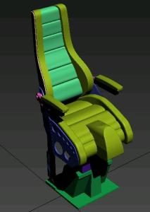 Ullman Atlantic Seat 3D MAX Model for 3D Studio Max