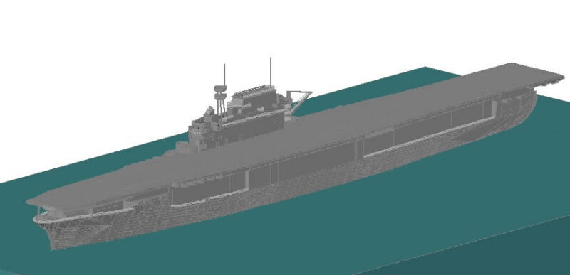 Uss Hornet DWG Block for AutoCAD
