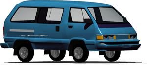 Van 3D DWG Model for AutoCAD