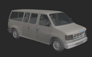 Van Ford 3D MAX Model for 3D Studio Max