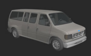 Van Ford 3D MAX Model for 3D Studio Max • Designs CAD