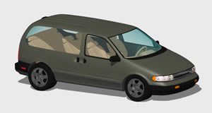 Van Windstar 3D DWG Model for AutoCAD
