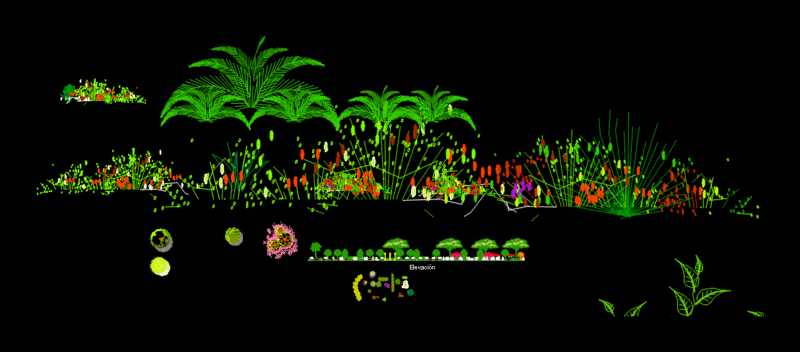 Vegetation PAT CAD Drawing