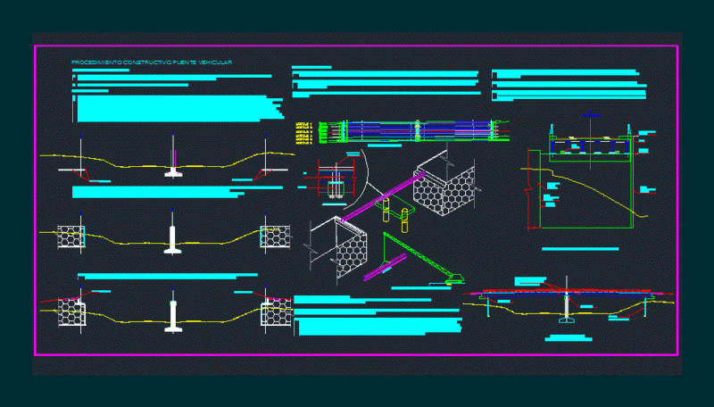 Vehicular Bridge DWG Block for AutoCAD