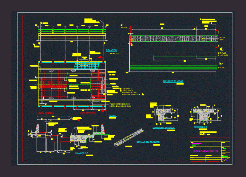 Vehicular Bridge DWG Plan for AutoCAD
