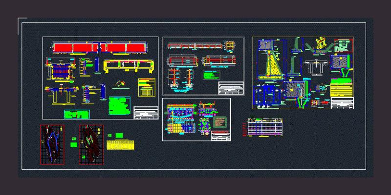 Vehicular Bridge DWG Detail for AutoCAD