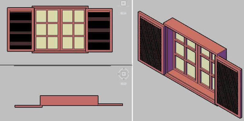 Vent Tab C Postig 3D DWG Model for AutoCAD