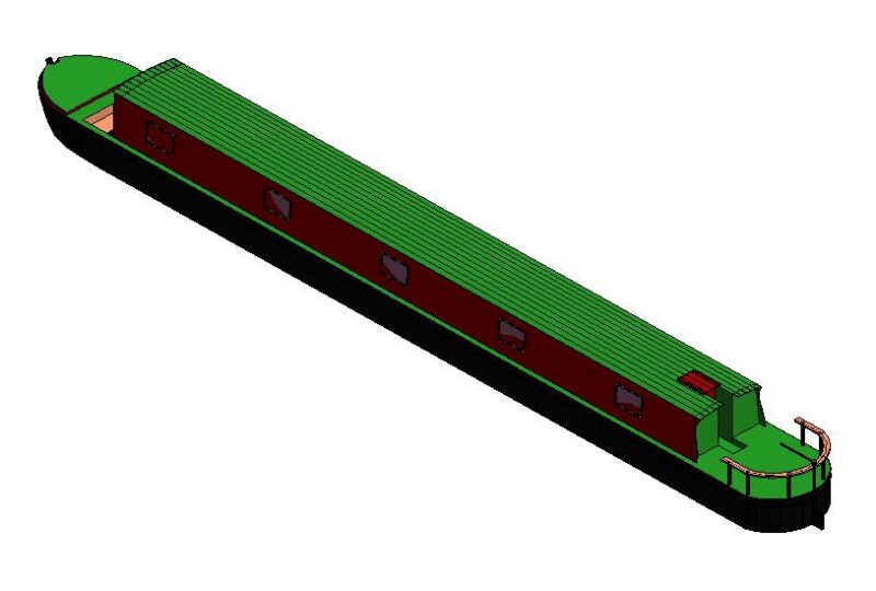 Vessel 3D DWG Model for AutoCAD