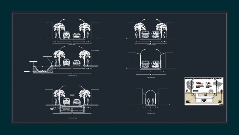Vials Profiles DWG Block for AutoCAD