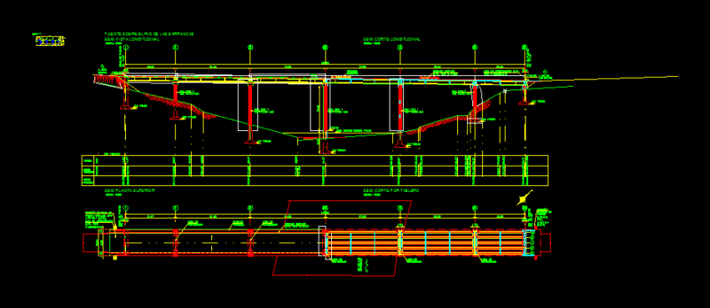 View Bridge DWG Detail for AutoCAD