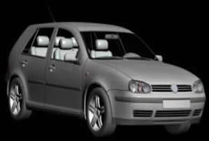 Volks Wagen Golf 3D MAX Model for 3D Studio Max