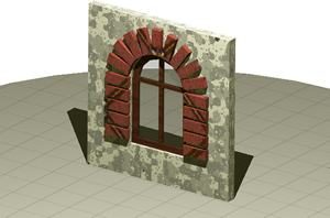 Window 3D DWG Model for AutoCAD