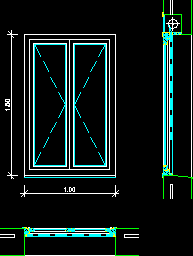 Window DWG Plan for AutoCAD • Designs CAD