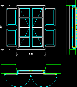 AutoCAD Window Elevations in 2D DWG Format -  Portugal