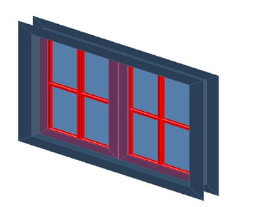 Window 3D DWG Model for AutoCAD • Designs CAD
