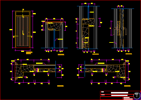 door plan details dwg plan for autocad • designs cad